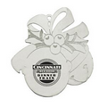 Silver Jingle Bell Shaped Ornaments